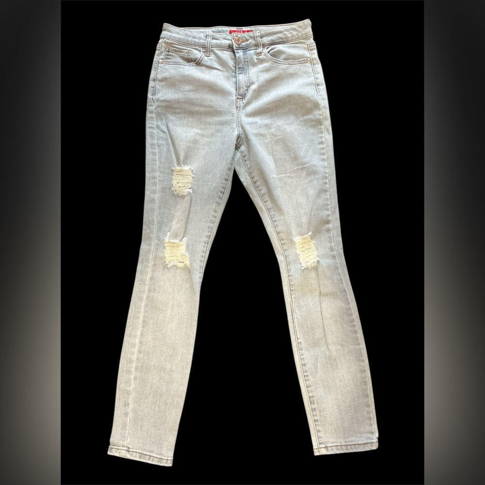 Guess Light blue Distressed Skinny Jeans